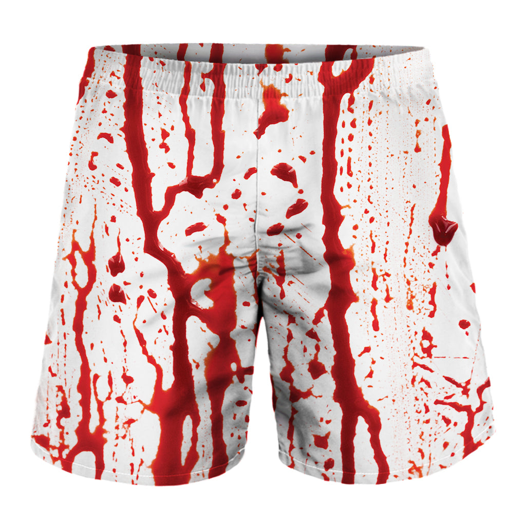 Dripping Blood Print Men's Shorts