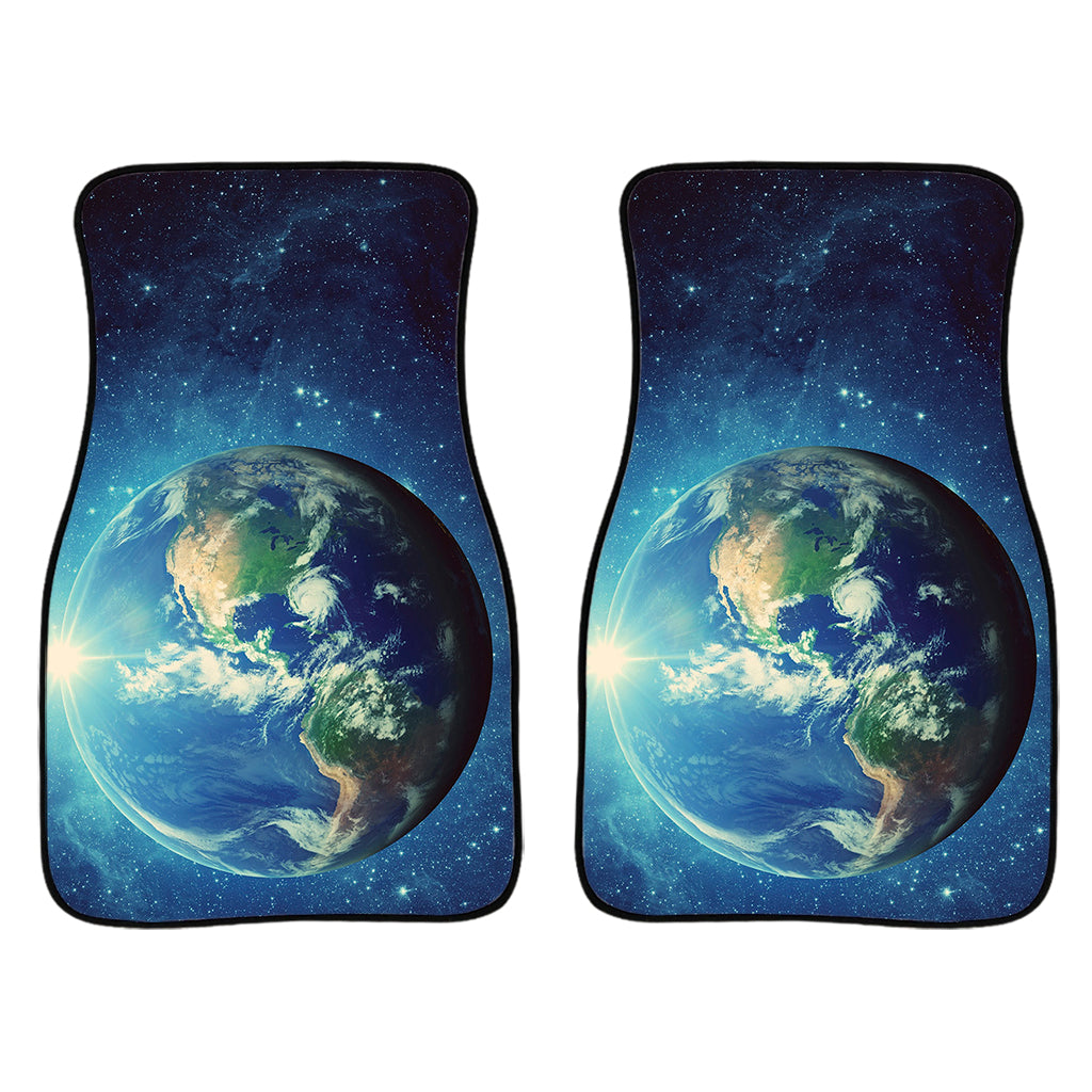 Earth And Space Print Front Car Floor Mats