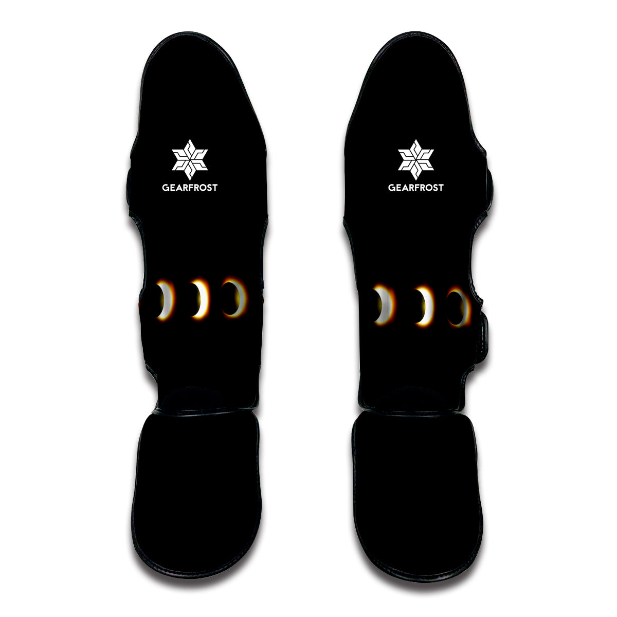 Eclipse Phases Print Muay Thai Shin Guards