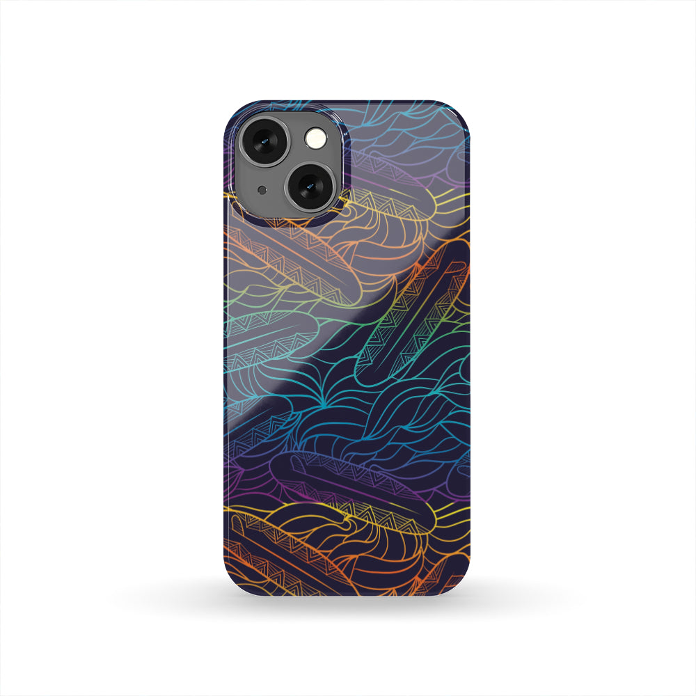 EDM Surfing Wave Pattern Print Phone Case