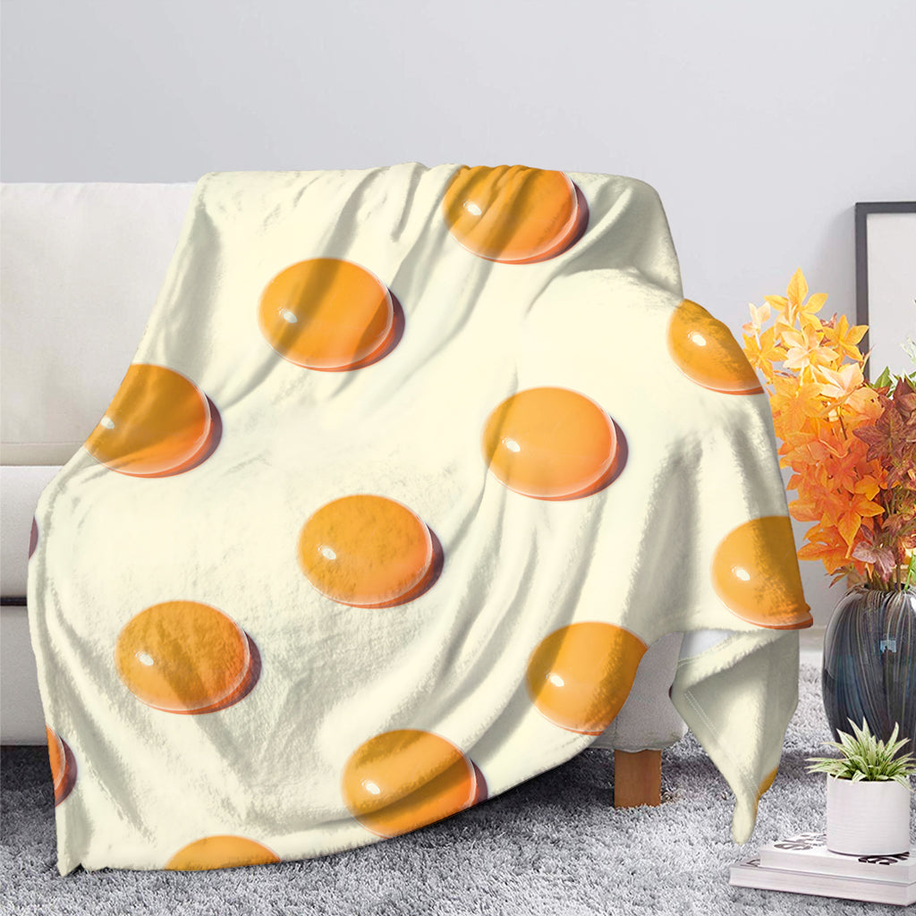 Egg Yolk Pattern Print Blanket