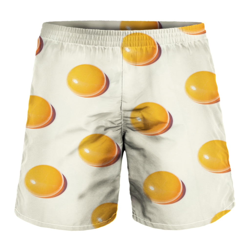 Egg Yolk Pattern Print Men's Shorts