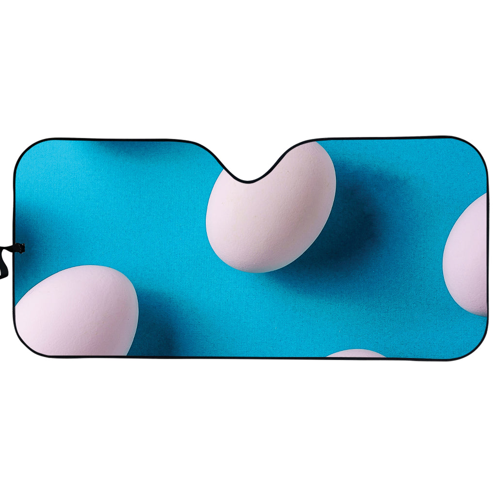 Eggs Pattern Print Car Sun Shade