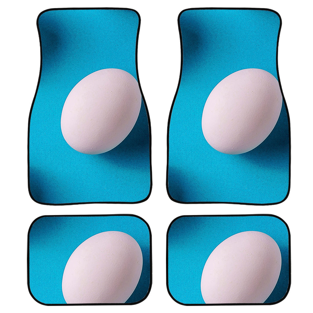 Eggs Pattern Print Front and Back Car Floor Mats