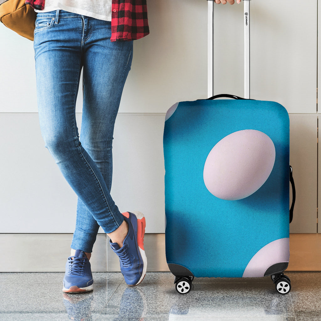 Eggs Pattern Print Luggage Cover