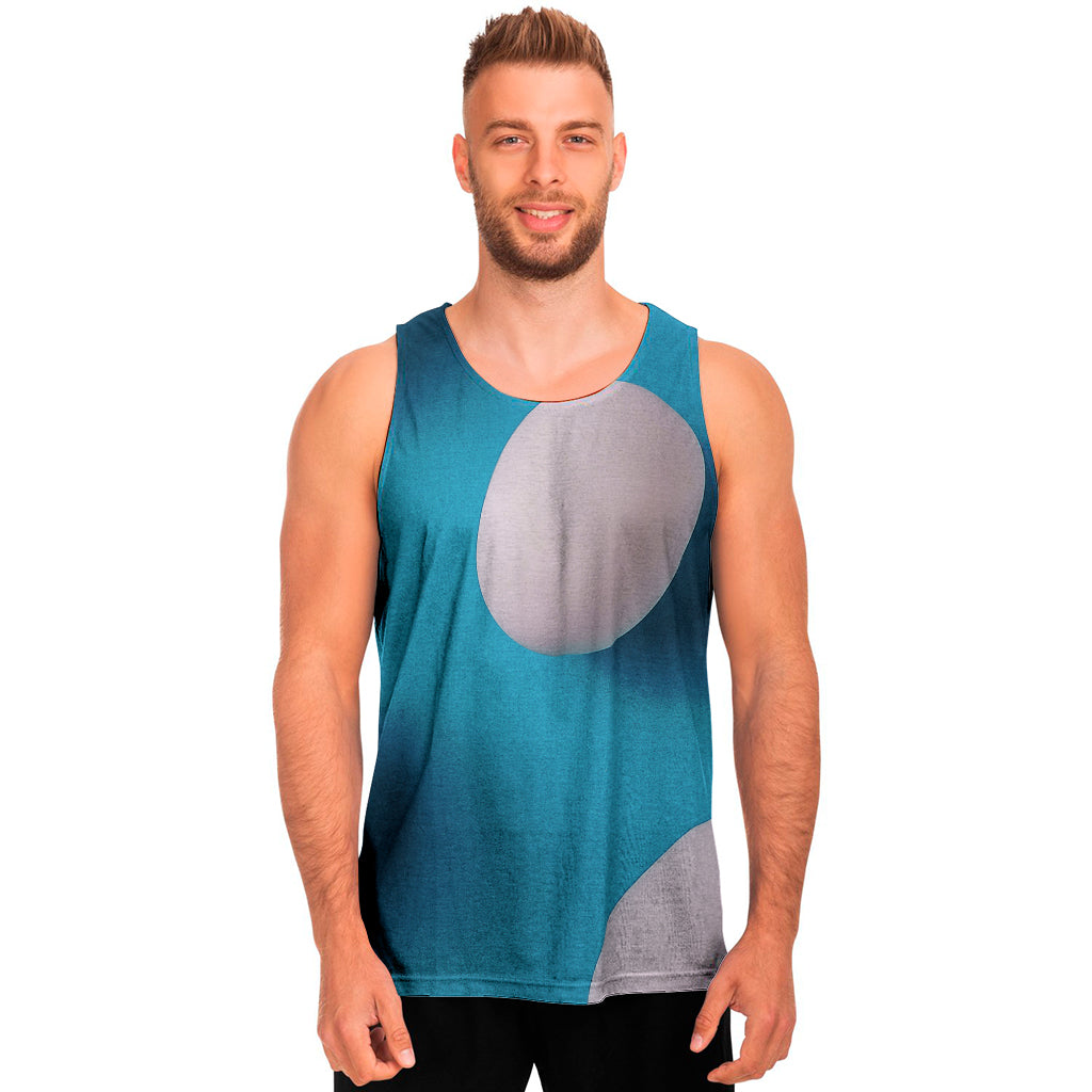 Eggs Pattern Print Men's Tank Top