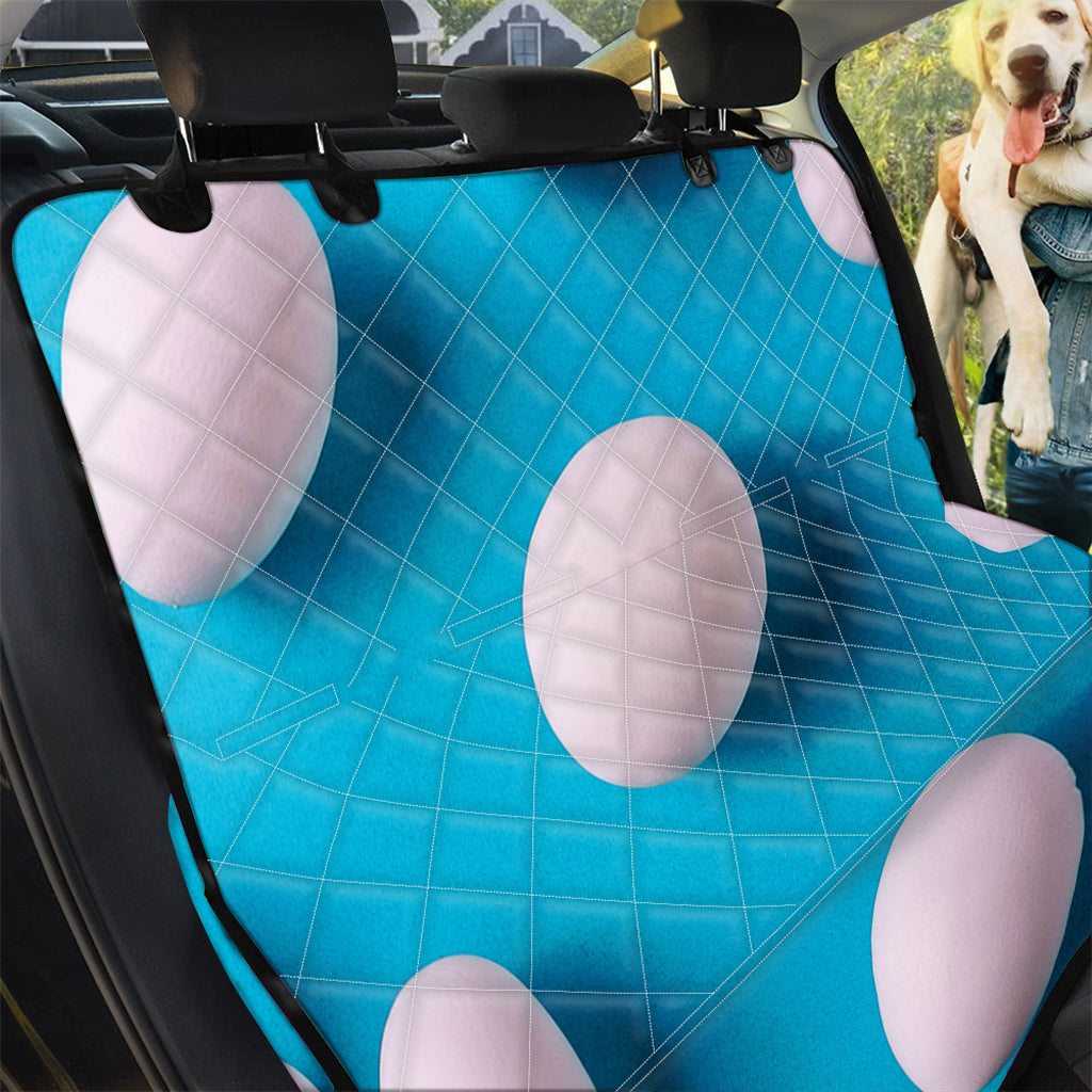 Eggs Pattern Print Pet Car Back Seat Cover