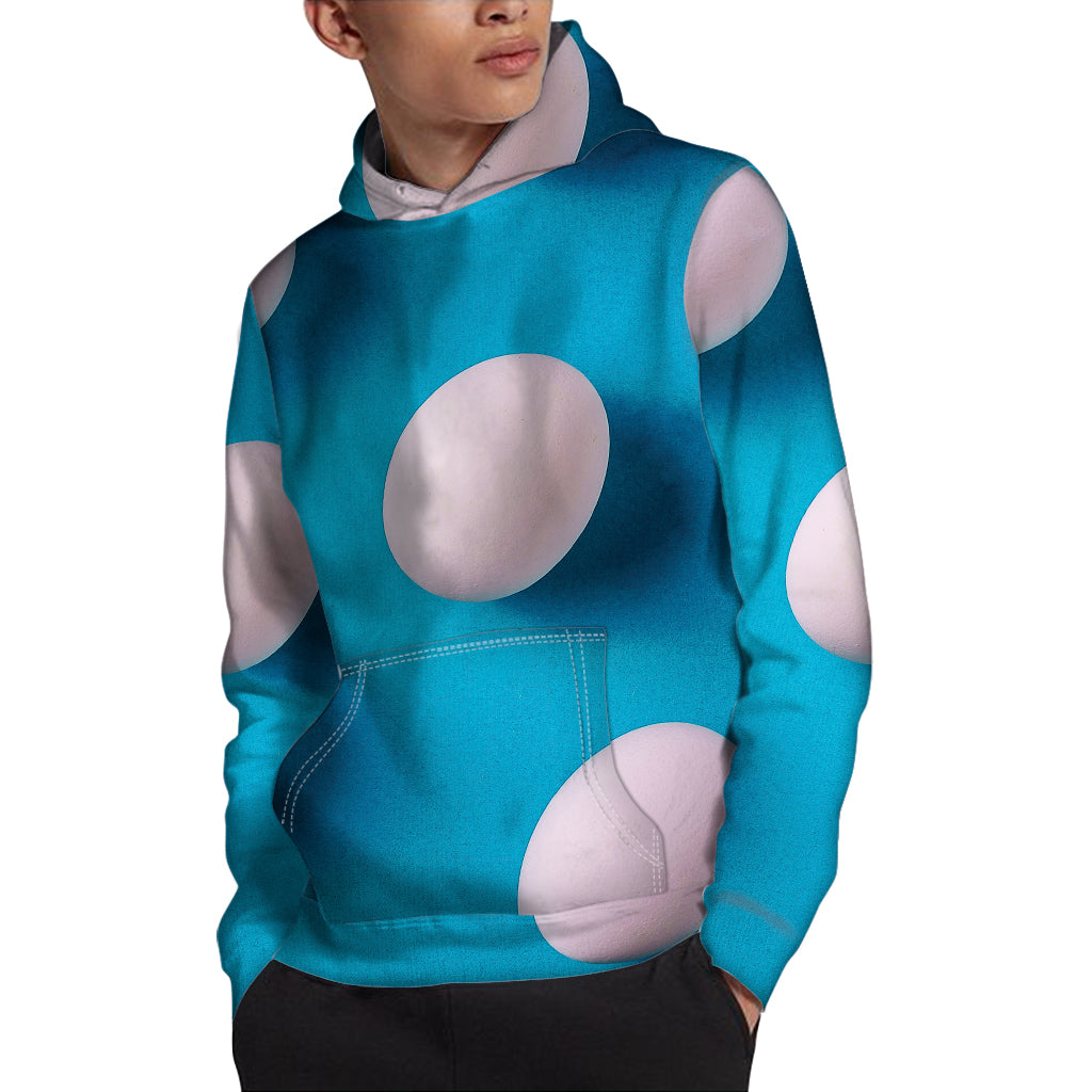 Eggs Pattern Print Pullover Hoodie