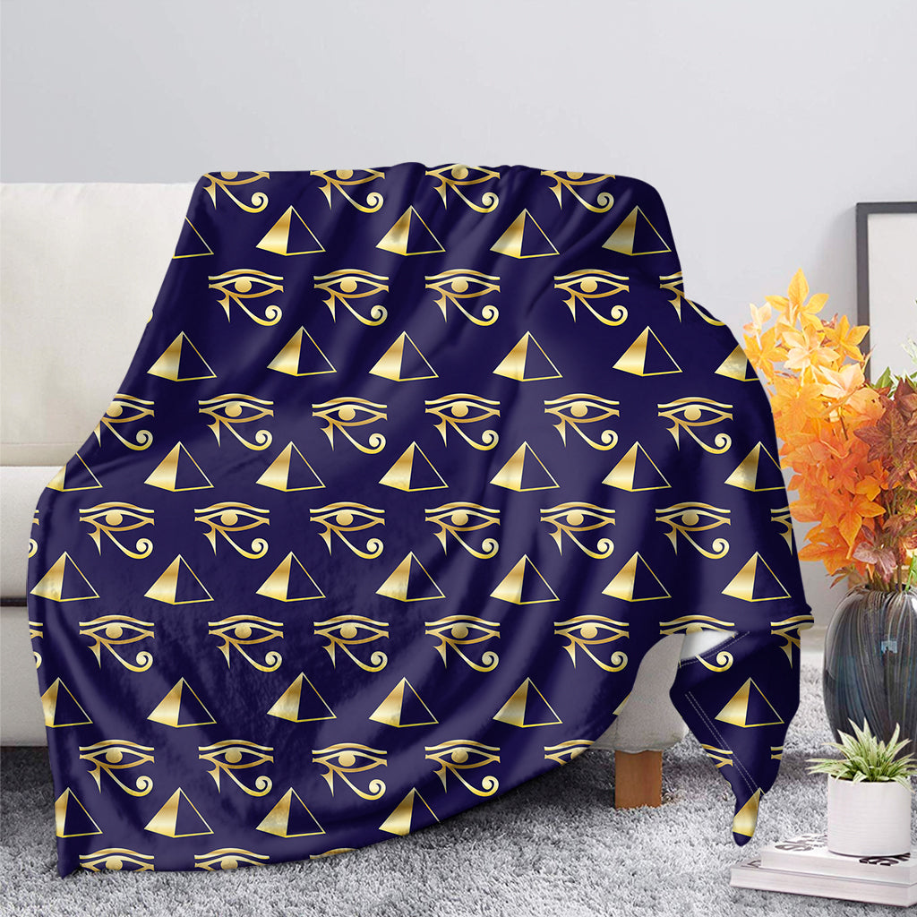 Egypt Eye Of Horus Pattern Print Blanket