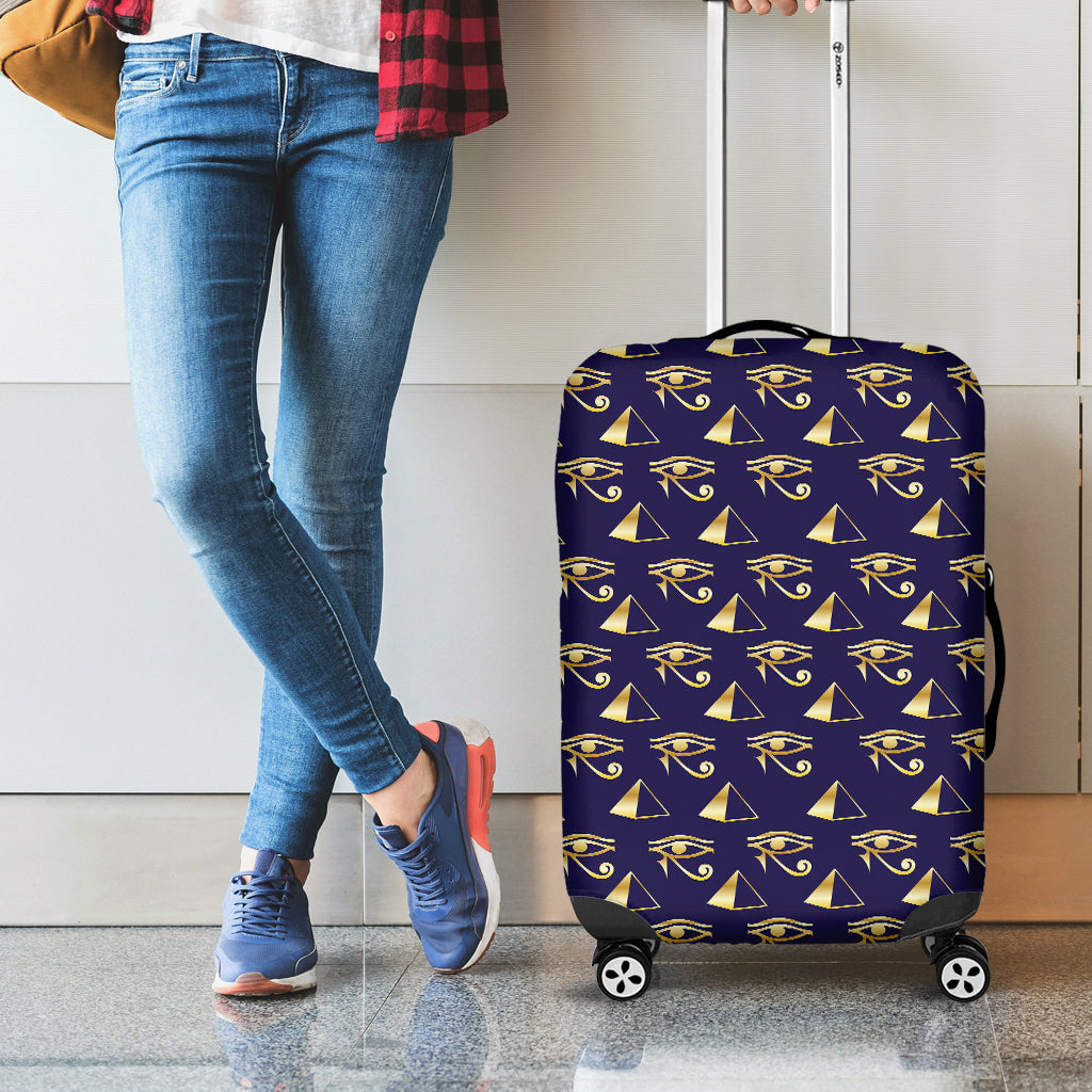 Egypt Eye Of Horus Pattern Print Luggage Cover