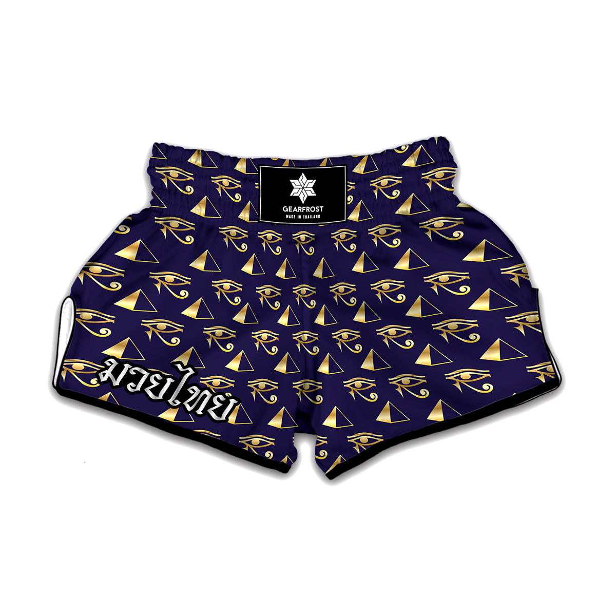 Egypt Eye Of Horus Pattern Print Muay Thai Boxing Shorts