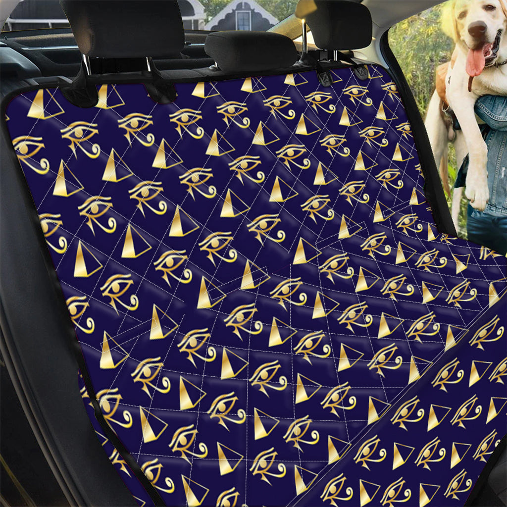 Egypt Eye Of Horus Pattern Print Pet Car Back Seat Cover