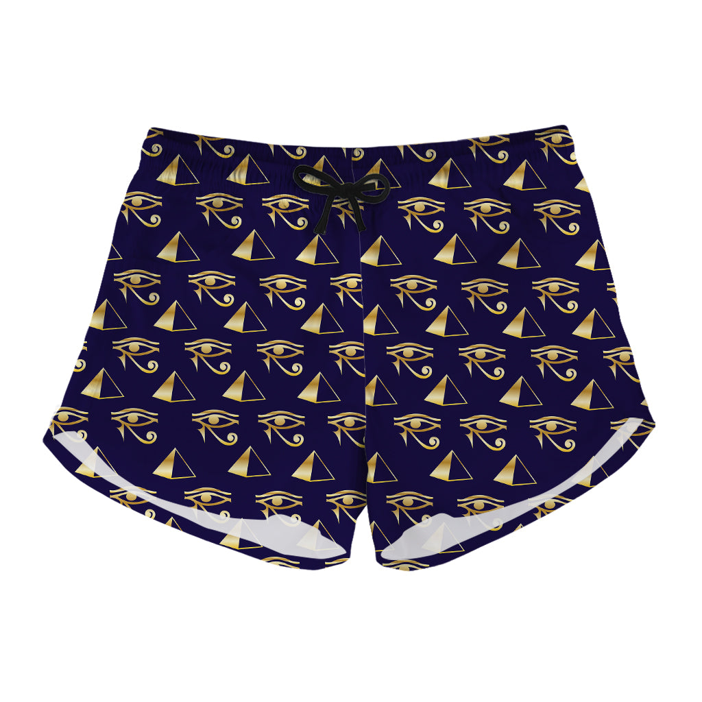 Egypt Eye Of Horus Pattern Print Women's Shorts