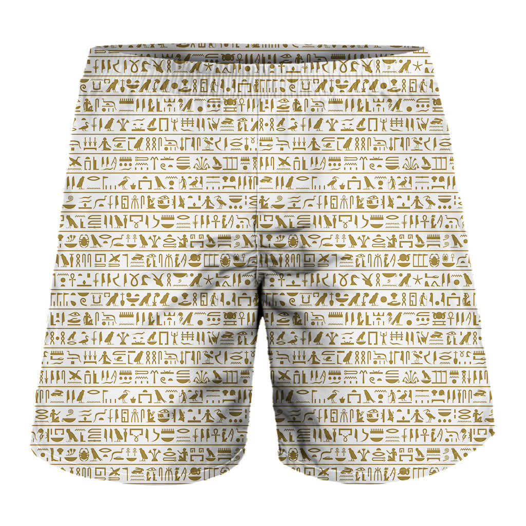 Egypt Hieroglyphs Pattern Print Men's Shorts