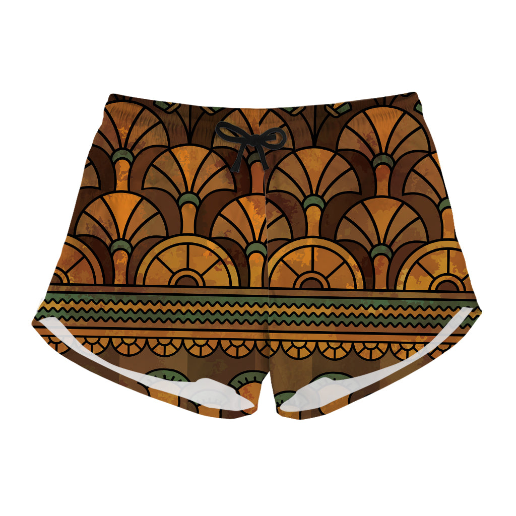 Egyptian Ethnic Pattern Print Women's Shorts