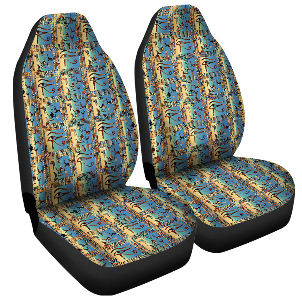 Egyptian Eye Of Horus Pattern Print Universal Fit Car Seat Covers