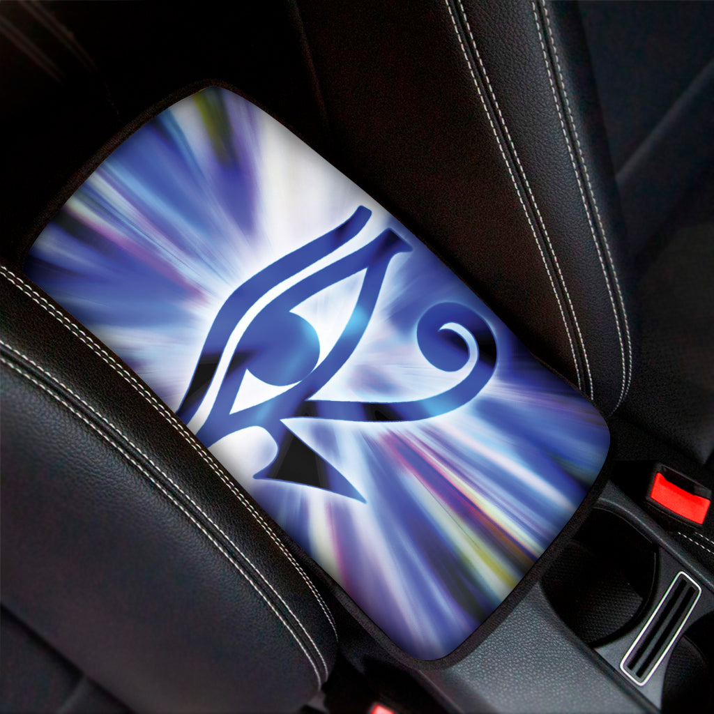 Egyptian Eye Of Horus Print Car Center Console Cover