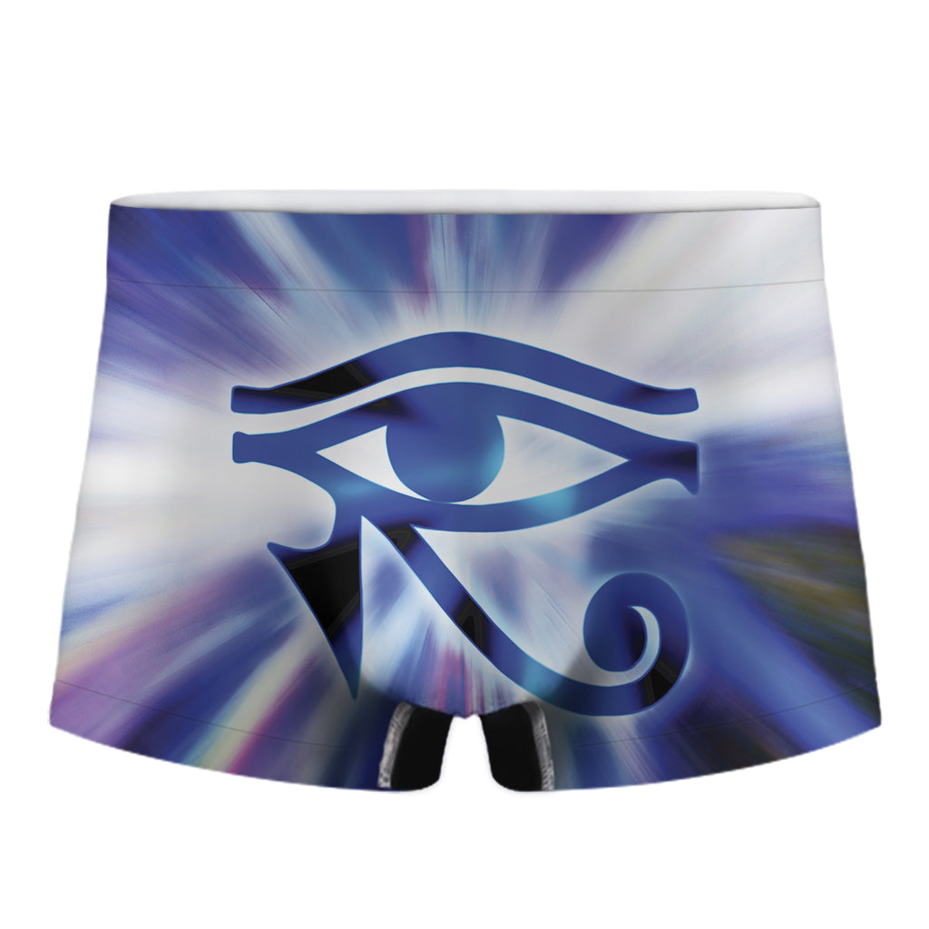 Egyptian Eye Of Horus Print Men's Boxer Briefs