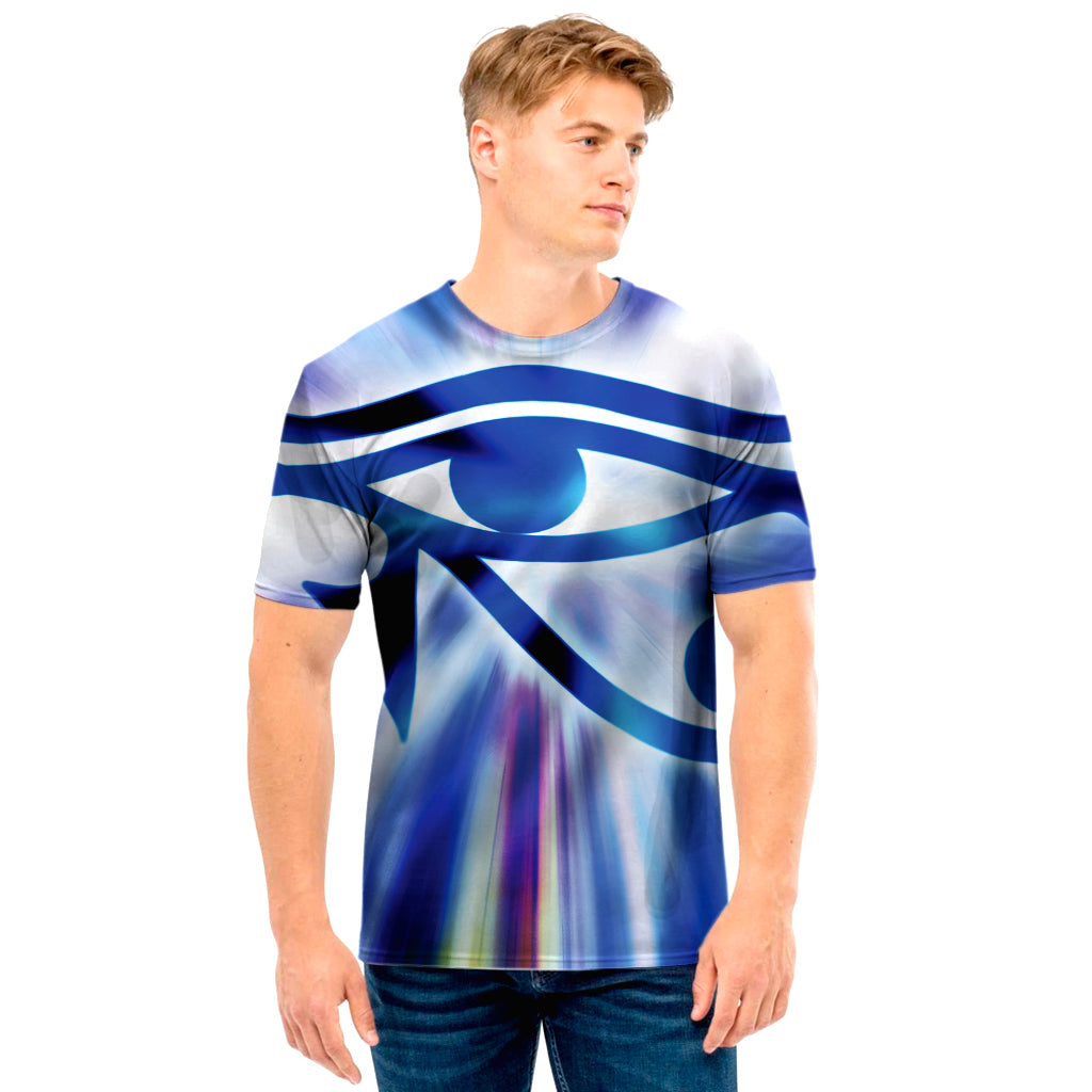 Egyptian Eye Of Horus Print Men's T-Shirt