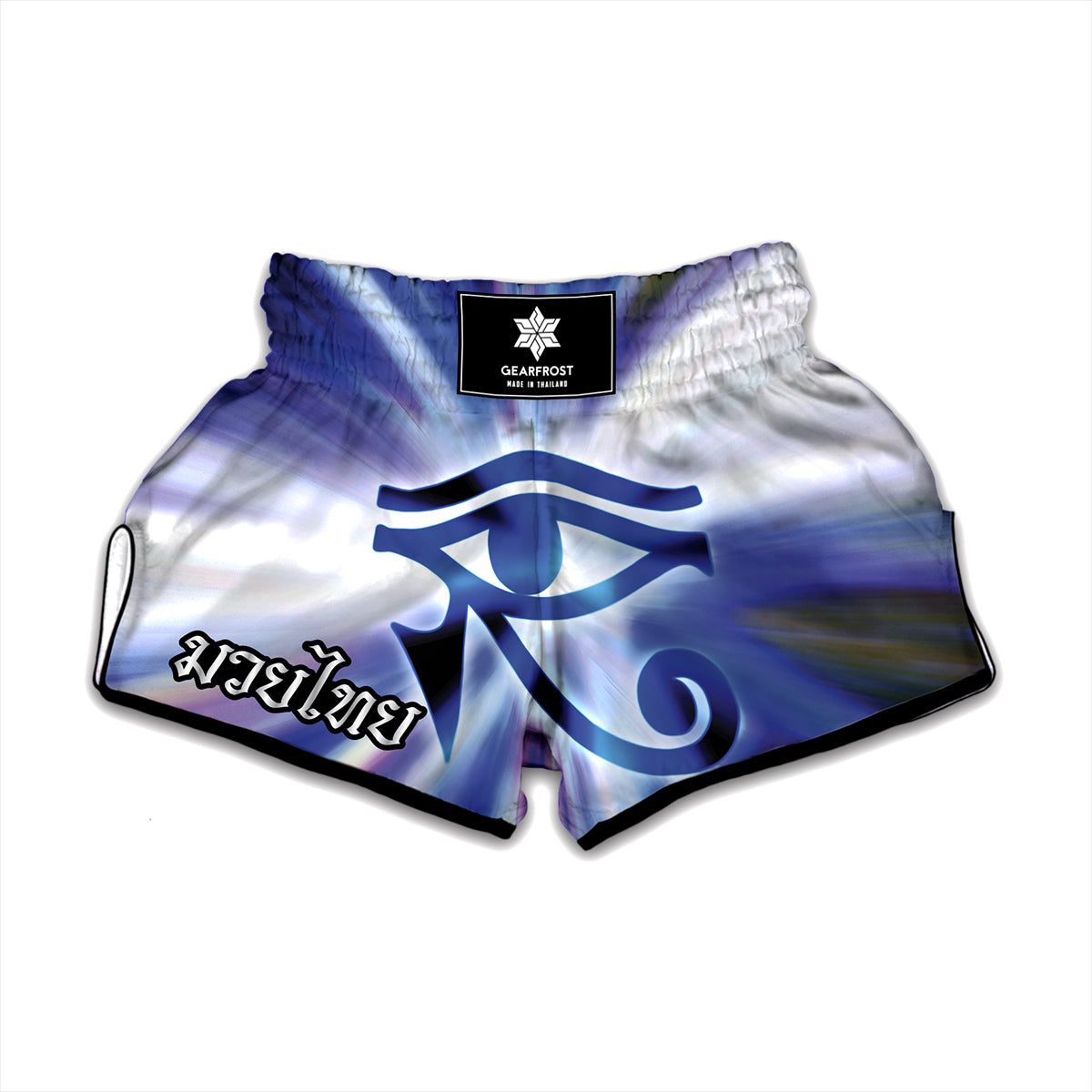 Egyptian Eye Of Horus Print Muay Thai Boxing Shorts