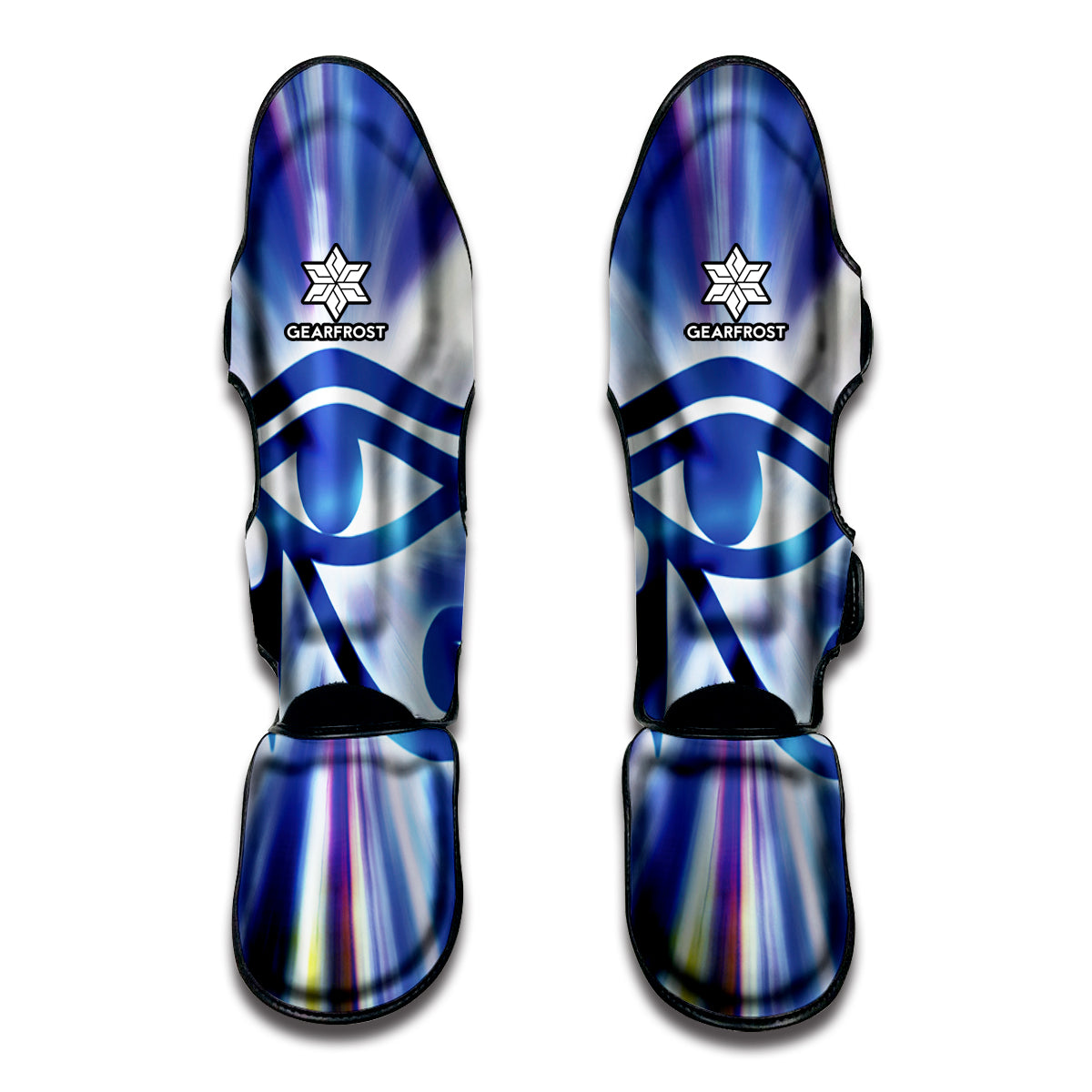 Egyptian Eye Of Horus Print Muay Thai Shin Guards