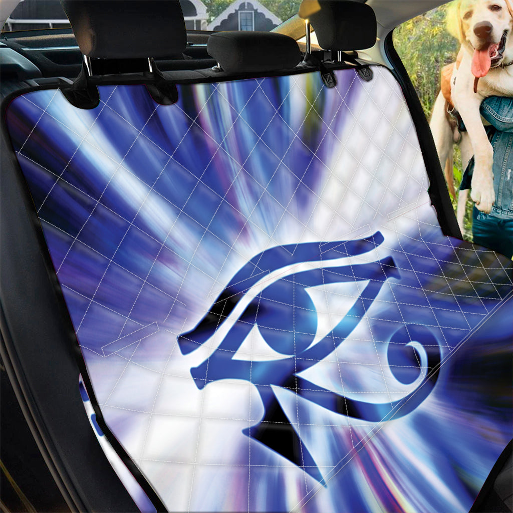 Egyptian Eye Of Horus Print Pet Car Back Seat Cover