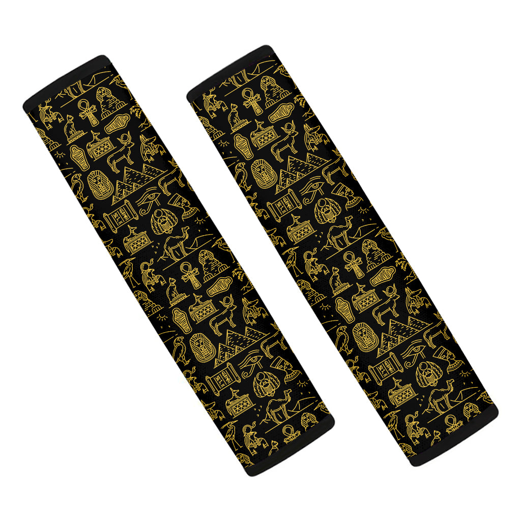 Egyptian Symbols Pattern Print Car Seat Belt Covers