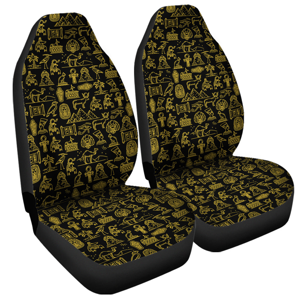 Egyptian Symbols Pattern Print Universal Fit Car Seat Covers