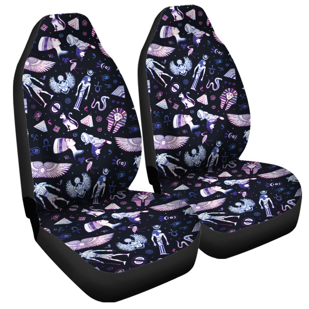 Egyptian Tribal Symbols Print Universal Fit Car Seat Covers