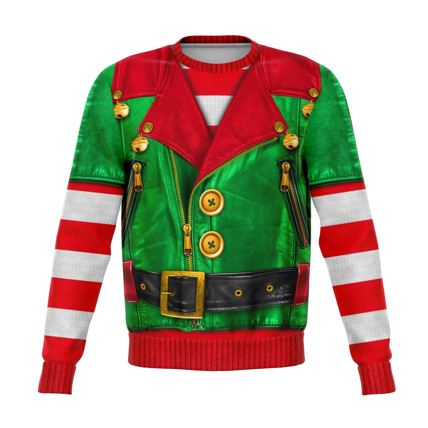 Elf Sons Of Santa North Pole Christmas Crewneck Sweatshirt