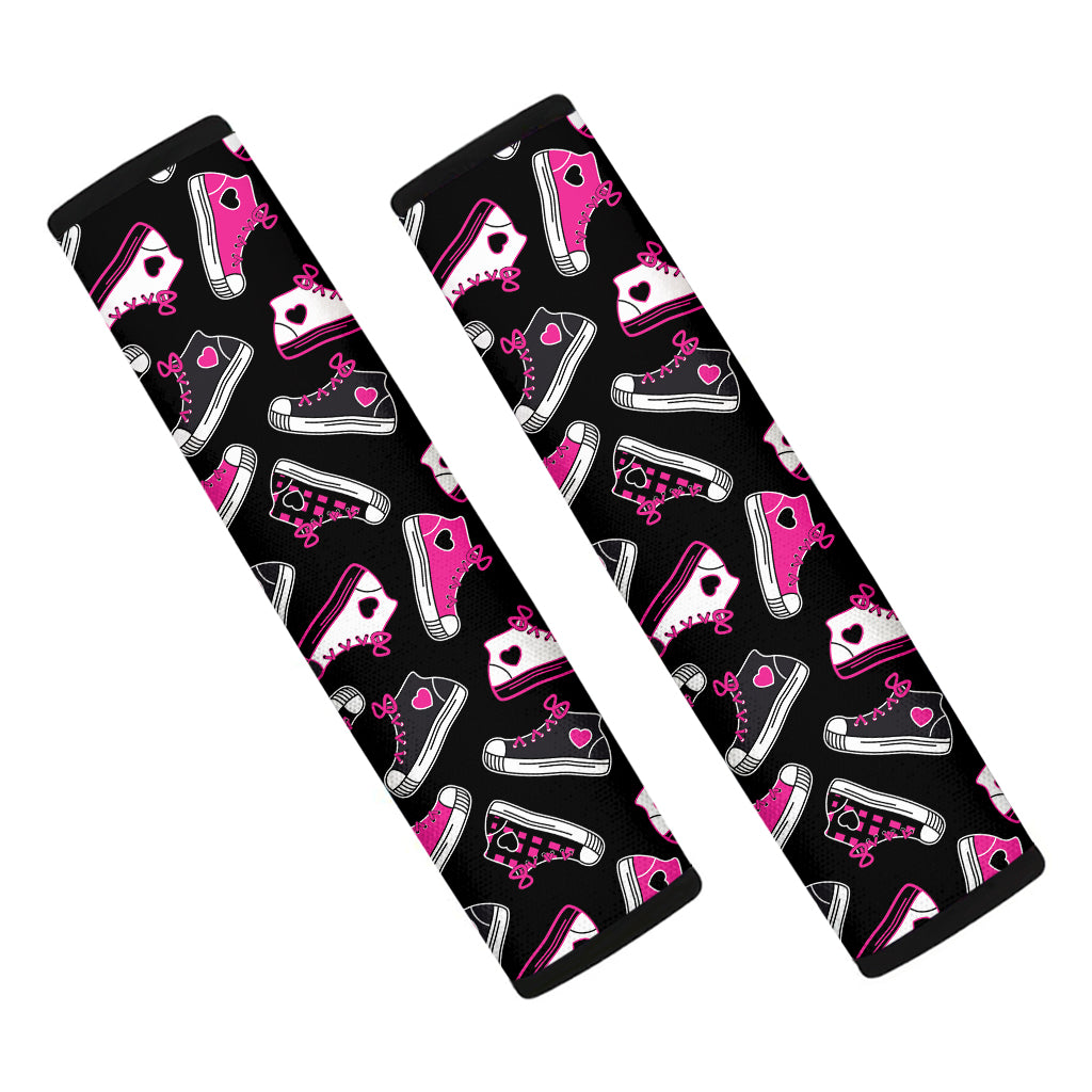 Emo Shoes Pattern Print Car Seat Belt Covers