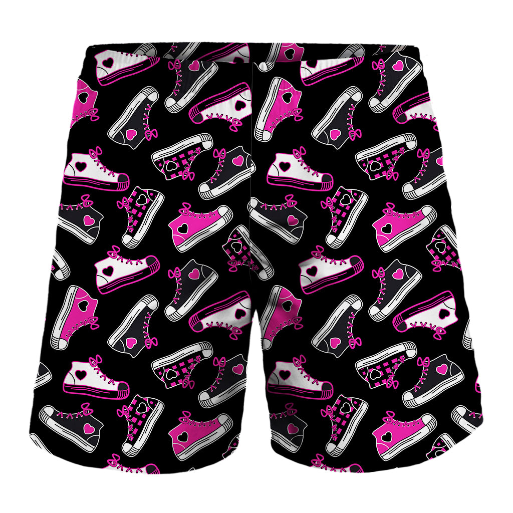 Emo Shoes Pattern Print Men's Shorts