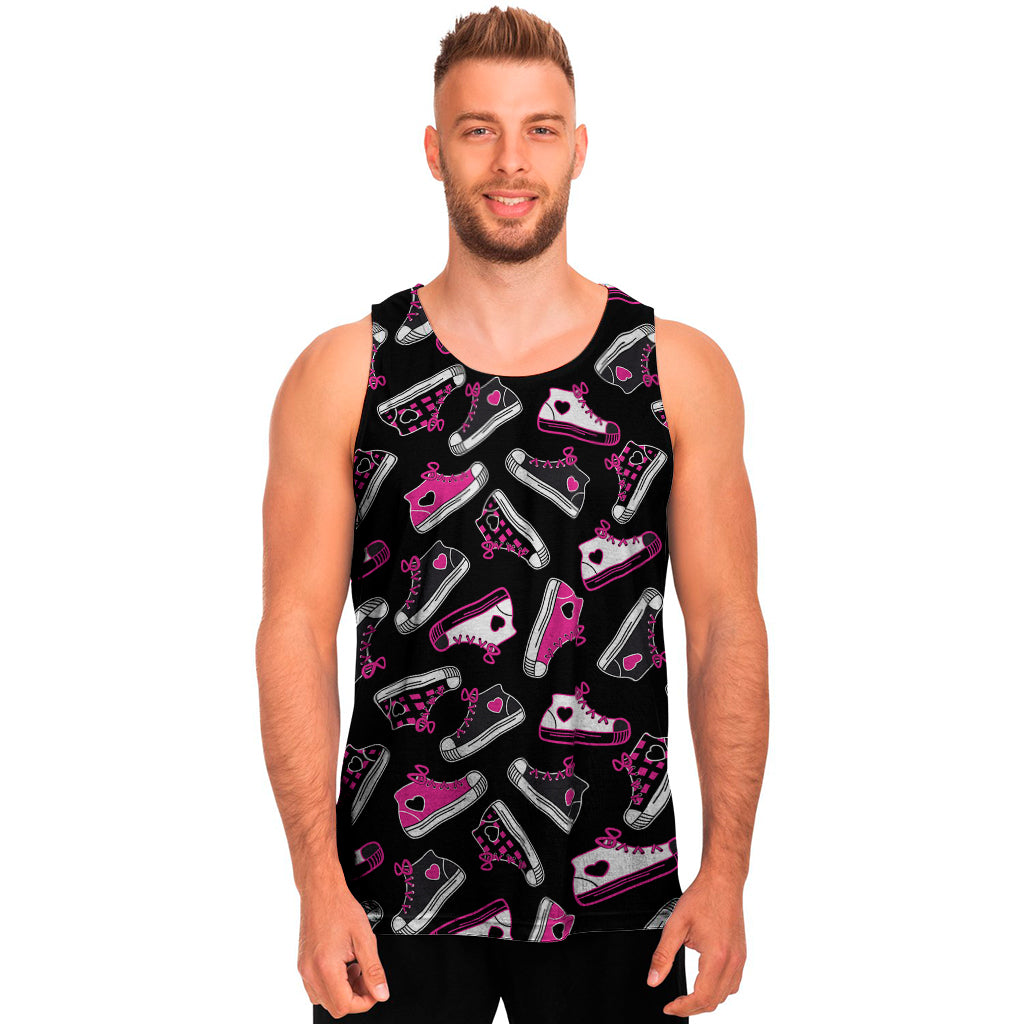 Emo Shoes Pattern Print Men's Tank Top