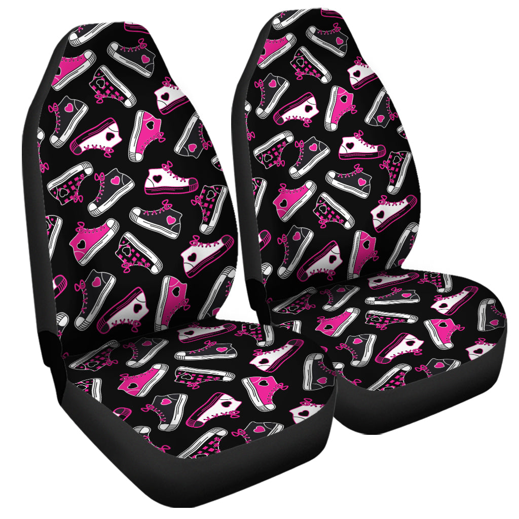 Emo Shoes Pattern Print Universal Fit Car Seat Covers