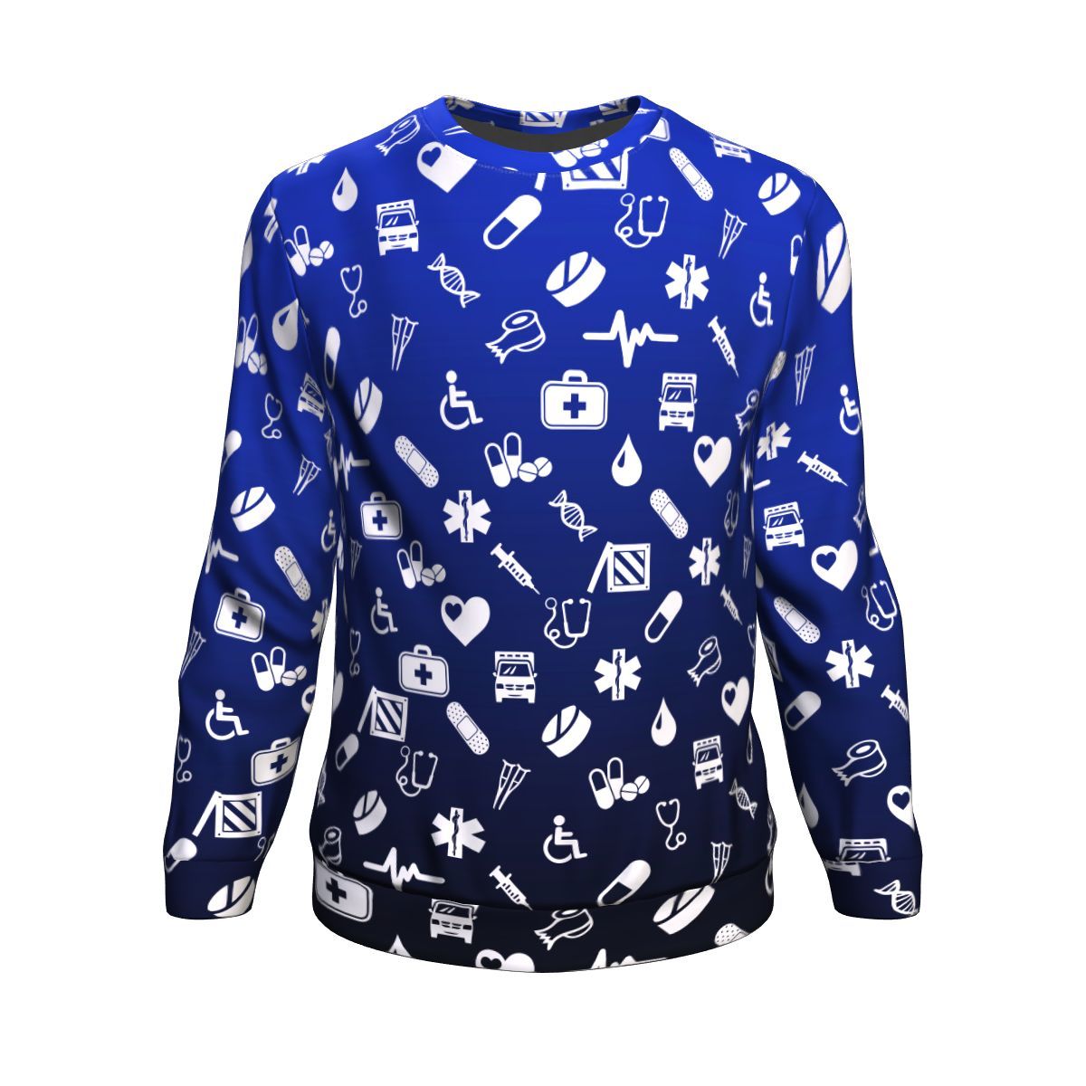 EMT/Paramedic Pattern Crewneck Sweatshirt