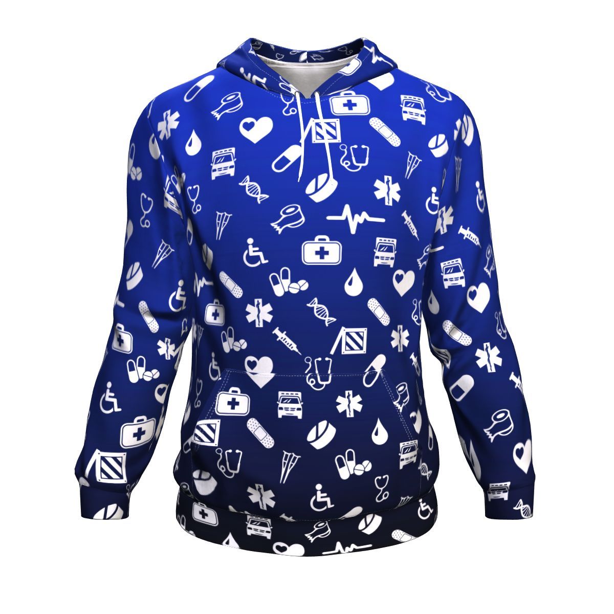 EMT/Paramedic Pattern Pullover Hoodie