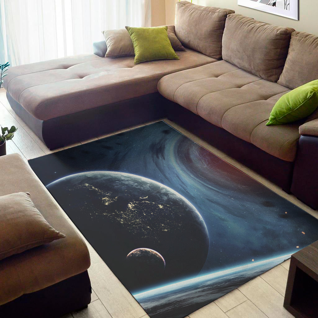 Endless Space Print Area Rug