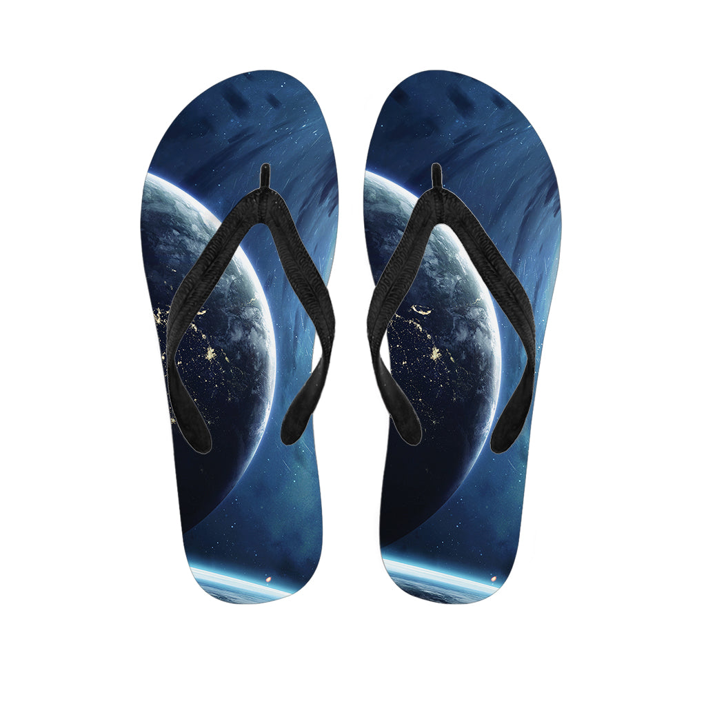 Endless Space Print Flip Flops