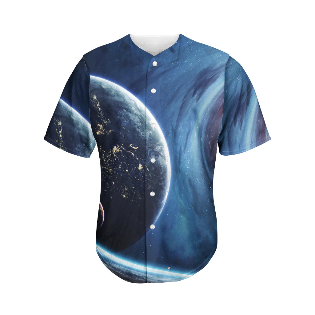 Endless Space Print Men's Baseball Jersey