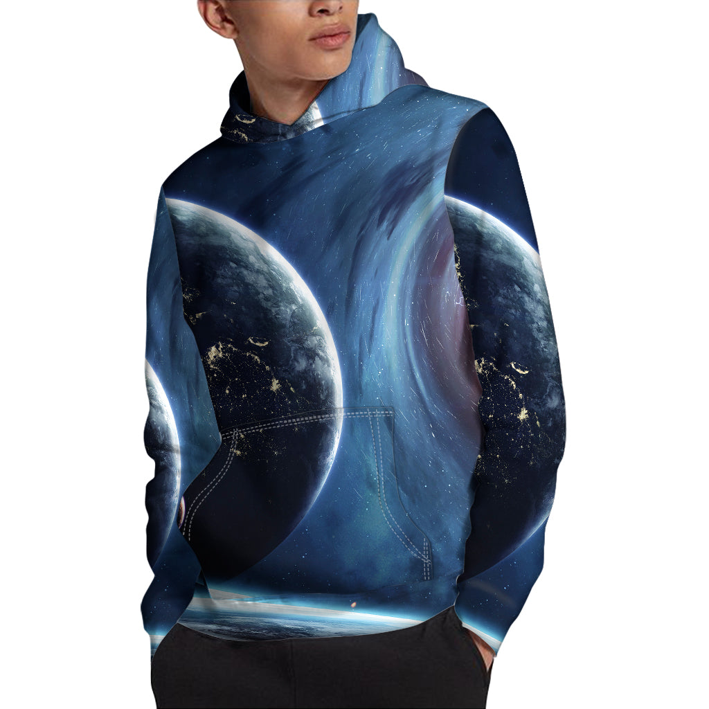 Endless Space Print Pullover Hoodie