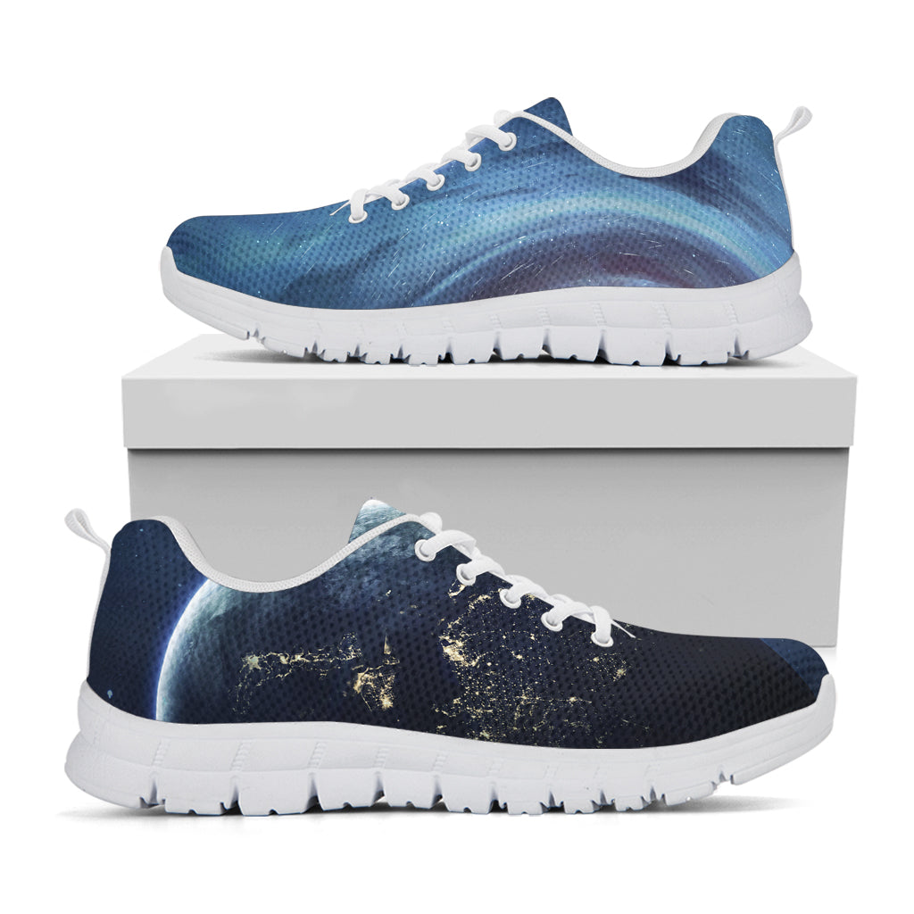 Endless Space Print White Sneakers