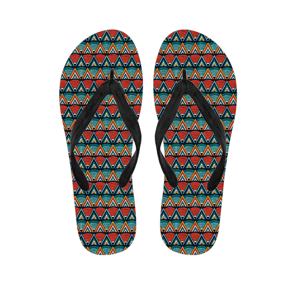 Ethnic African Inspired Pattern Print Flip Flops