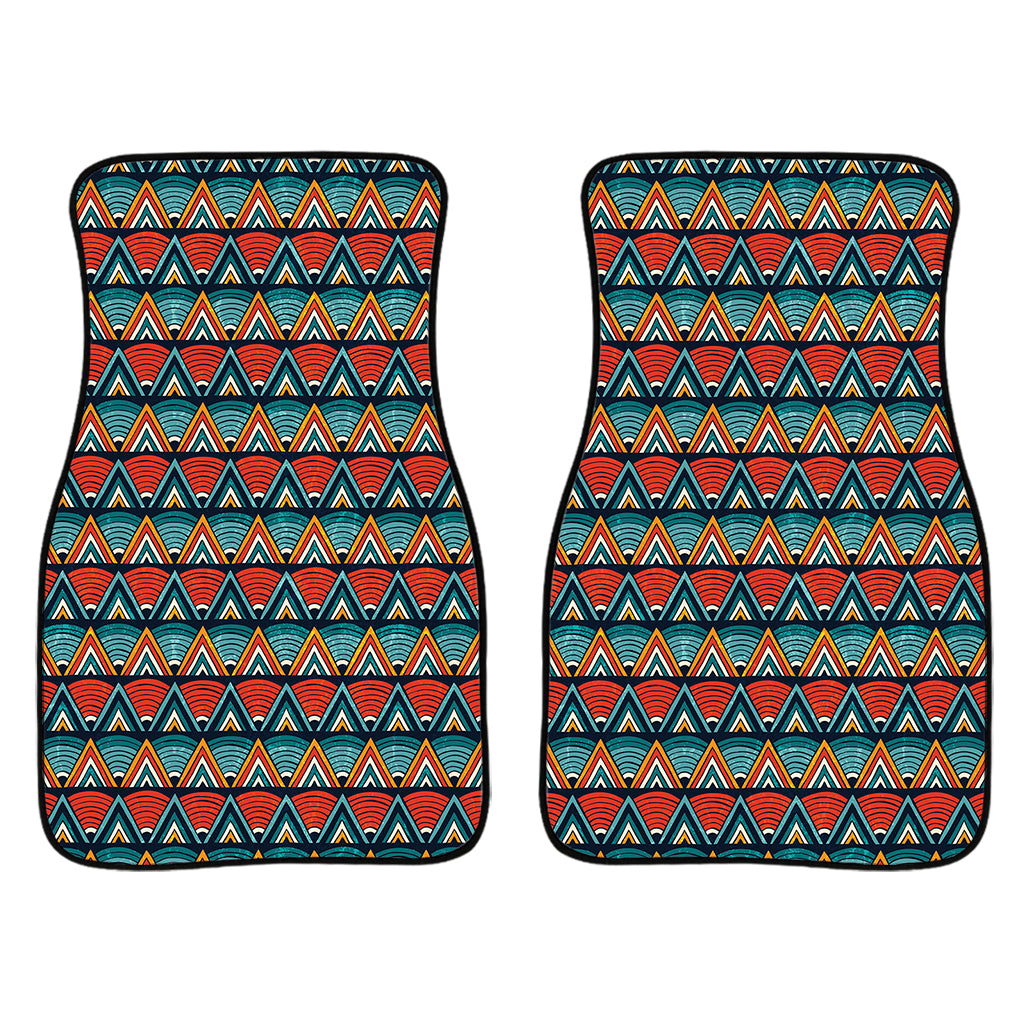 Ethnic African Inspired Pattern Print Front Car Floor Mats