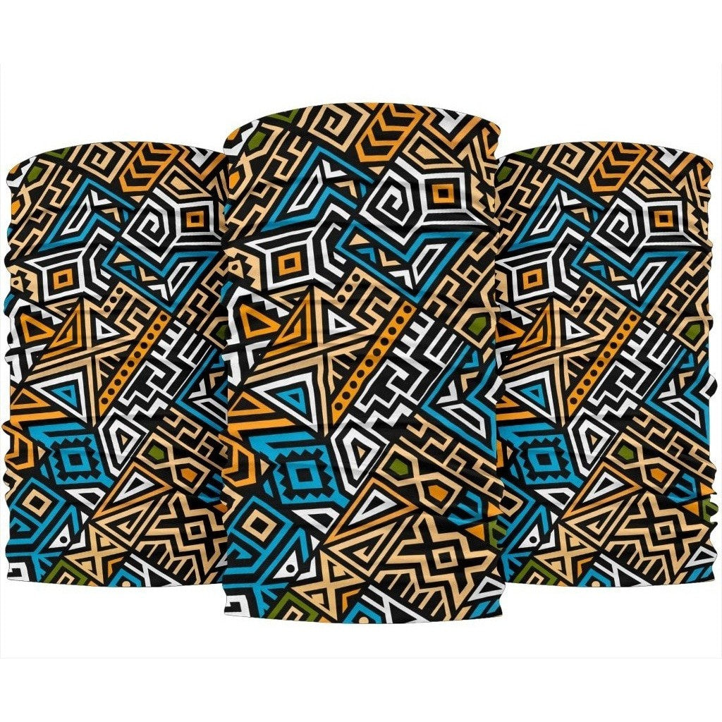 Ethnic Aztec Geometric Pattern Print 3-Pack Bandanas