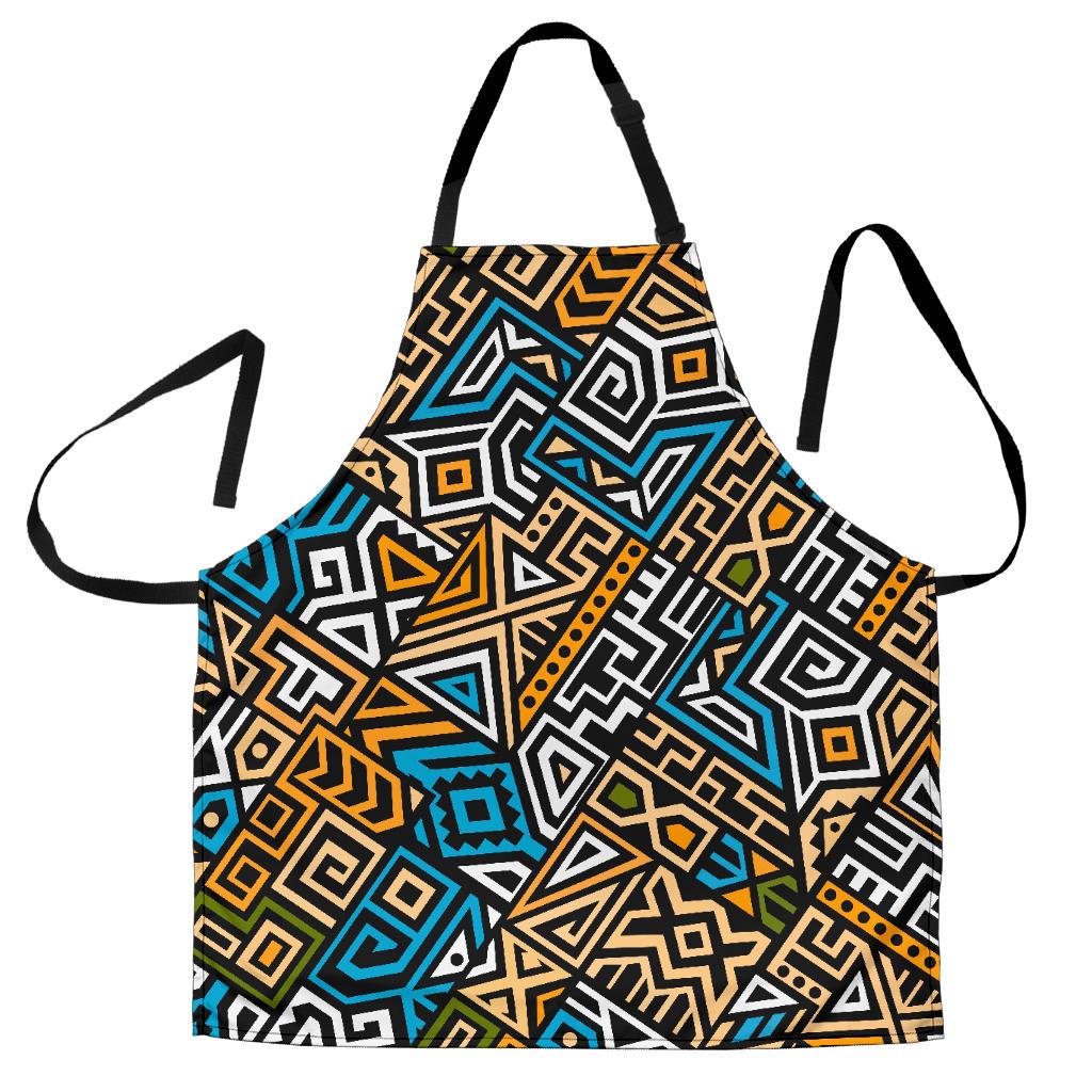 Ethnic Aztec Geometric Pattern Print Men's Apron