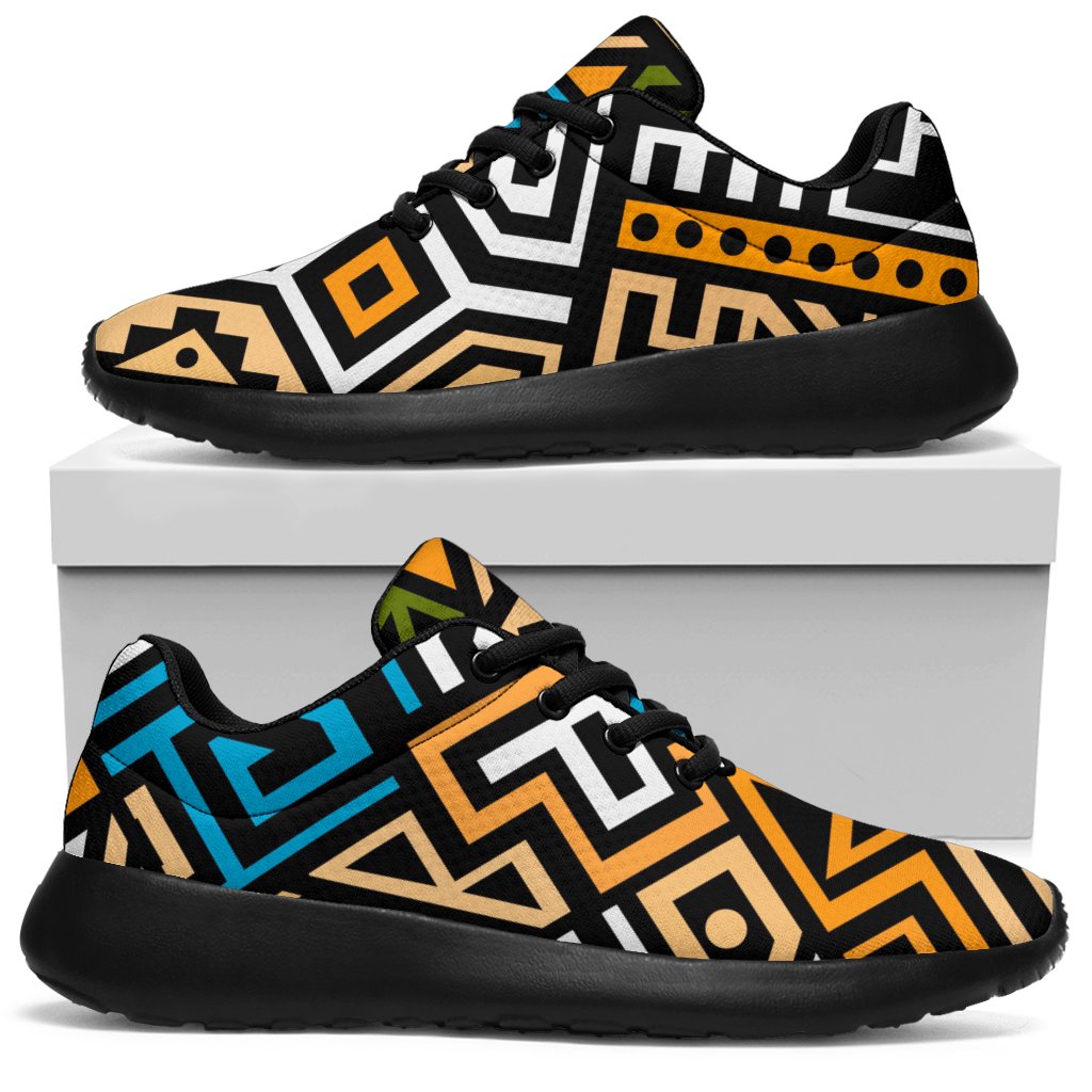 Ethnic Aztec Geometric Pattern Print Sport Sneakers