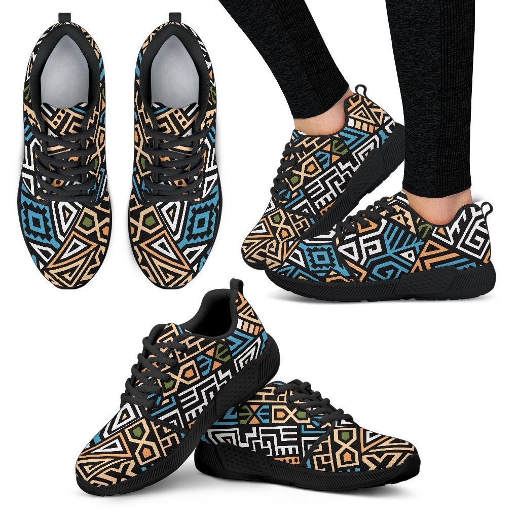 Ethnic Aztec Geometric Pattern Print Women's Athletic Shoes