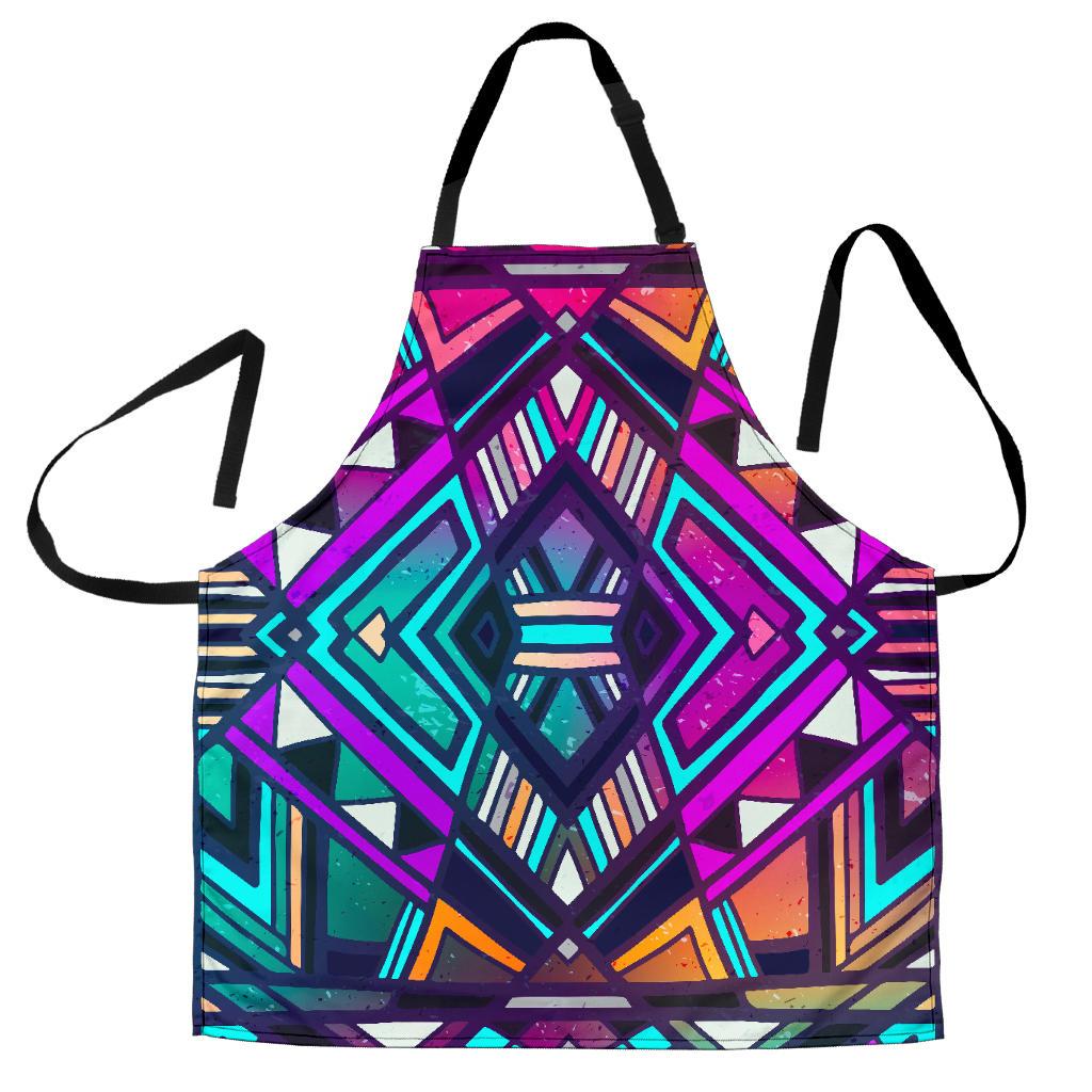 Ethnic Aztec Trippy Print Men's Apron