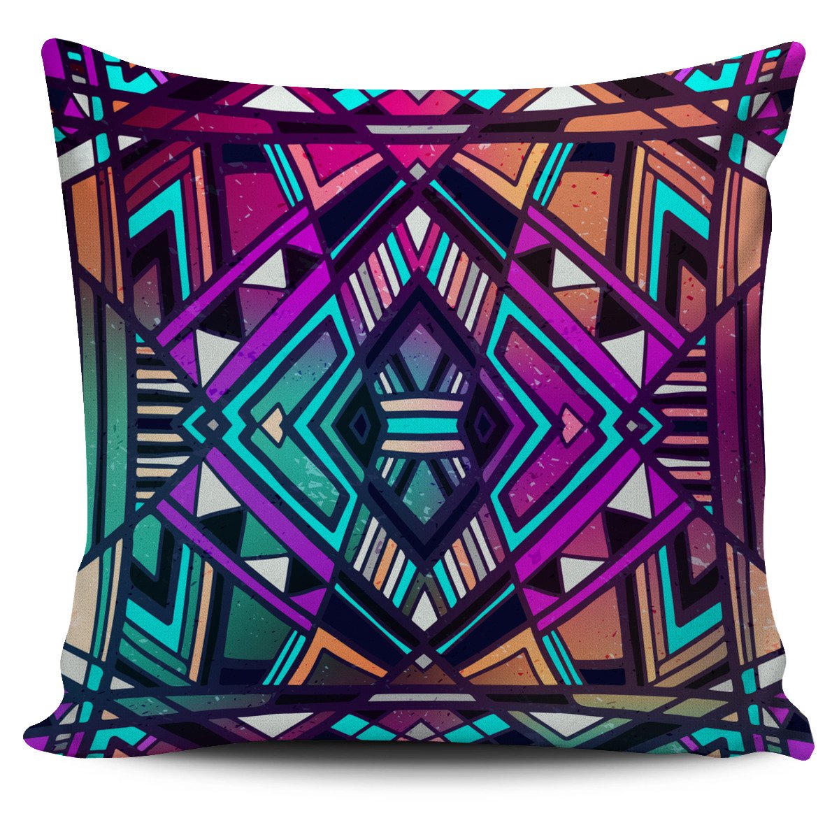 Ethnic Aztec Trippy Print Pillow Cover