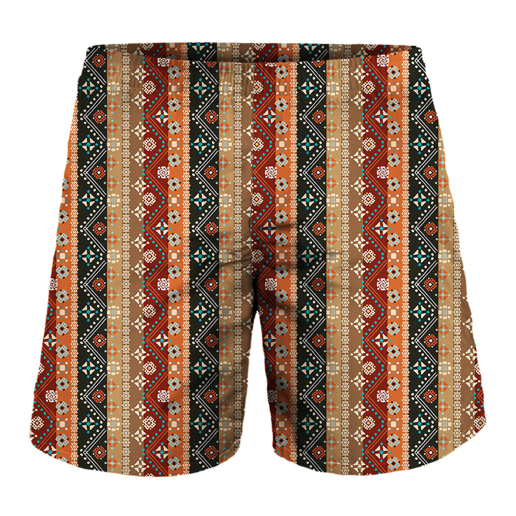 Ethnic Boho Tribal Pattern Print Men's Shorts